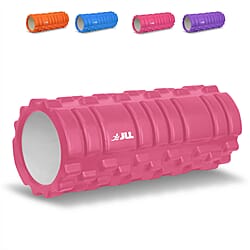 JLL Fitness Foam Roller for Deep Tissue Massage & Muscle Therapy - Pink