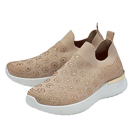 Lotus Ladies Stamway Slip-On Shoes (Size 3) - Pink