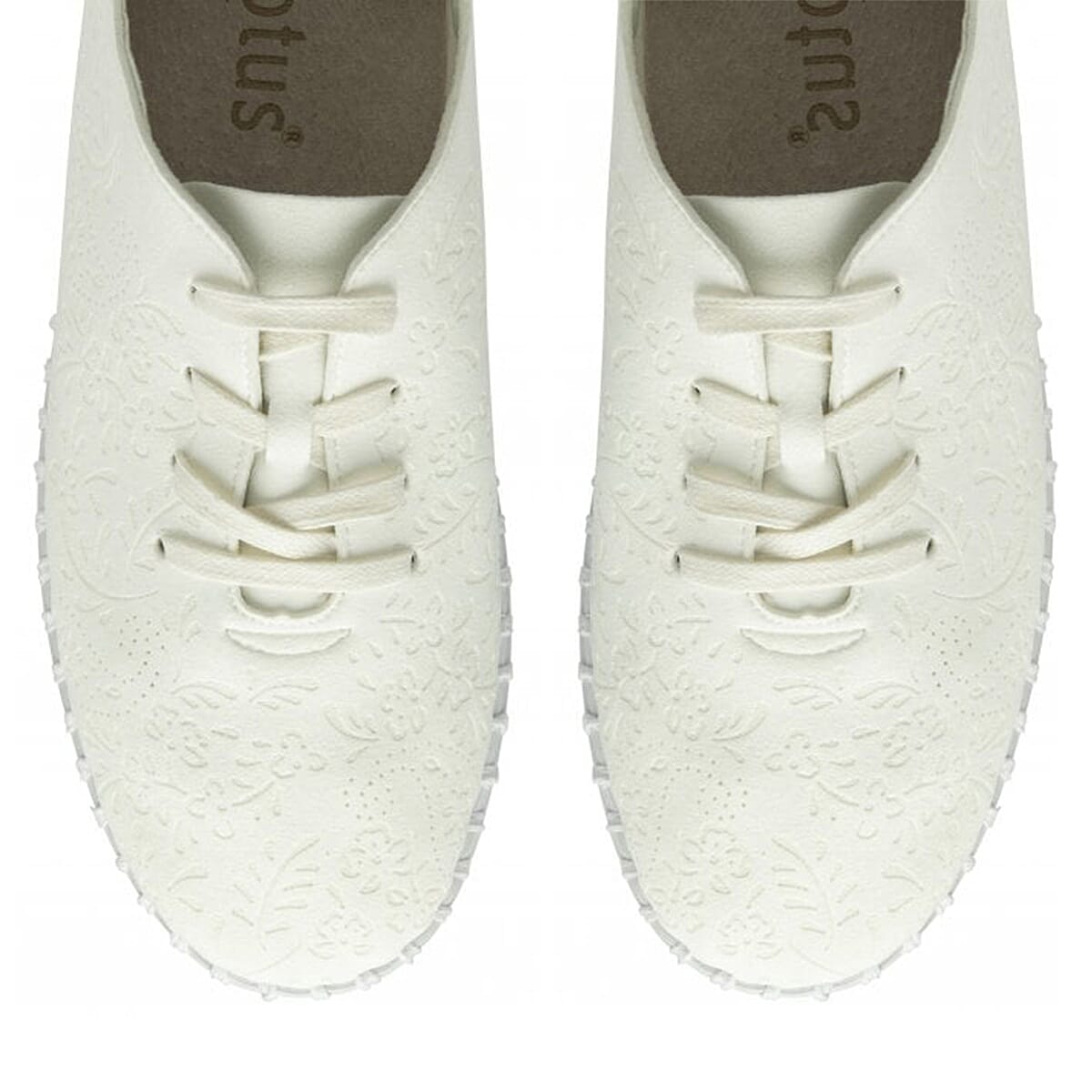 Lotus Alicja Lace-Up Shoe (Size 3) - White