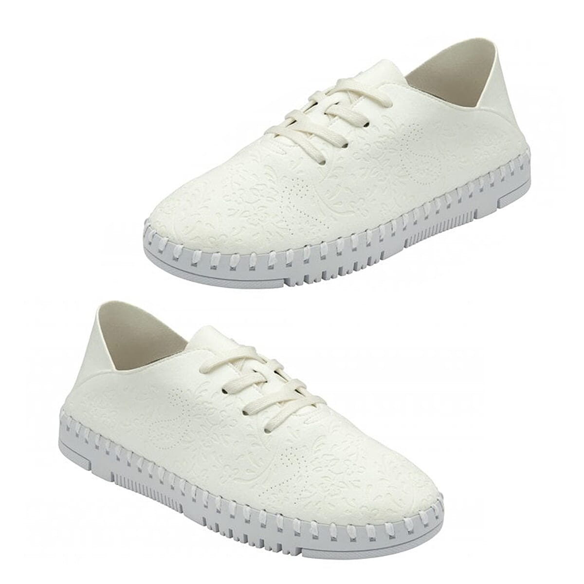 Lotus Alicja Lace-Up Shoe (Size 3) - White