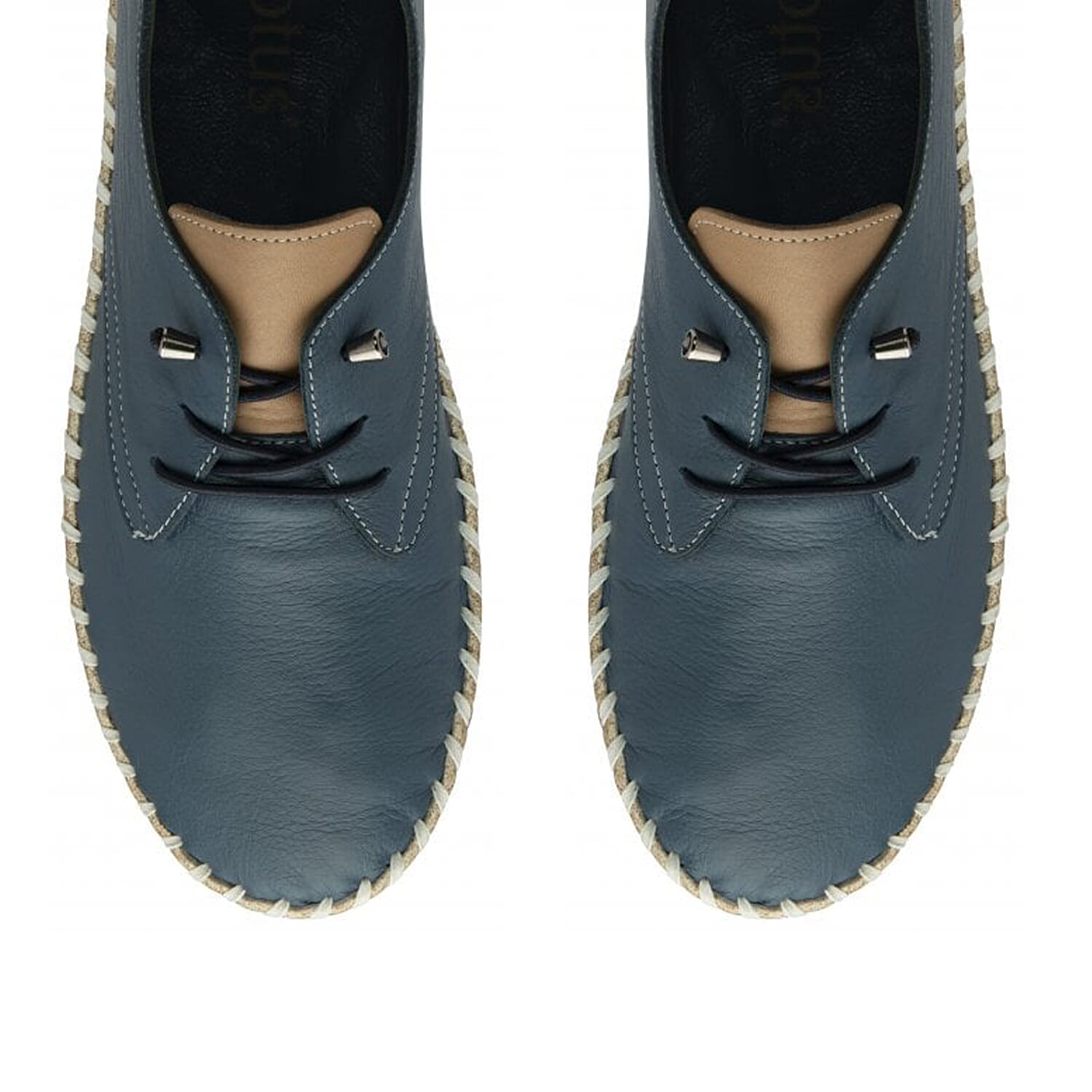 Lotus Marlie Leather Lace-Up Shoe (Size 3) - Blue