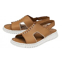 Lotus Leather Astrid Slingback Sandal - Tan