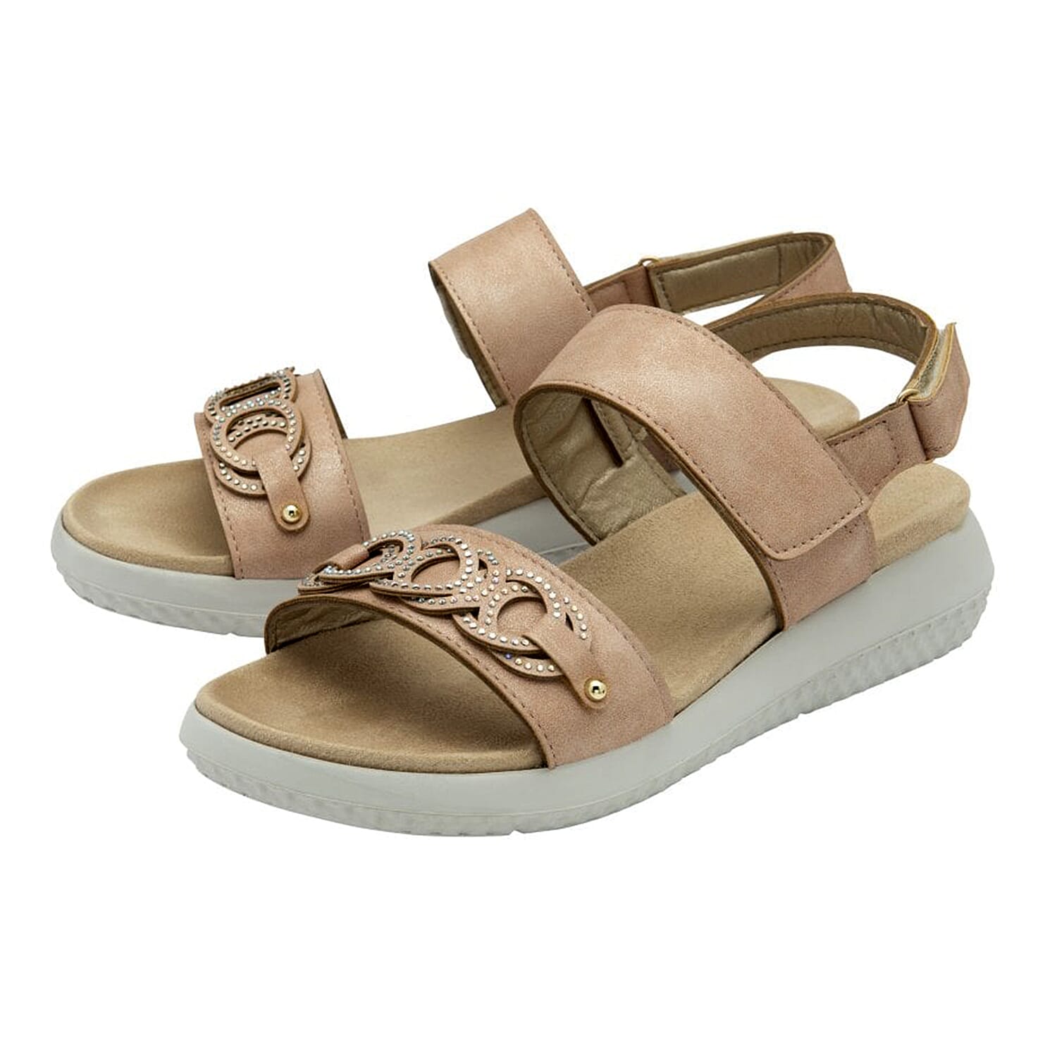 Lotus Pieve Open-Toe Slingback Sandal (Size 3) - Pink