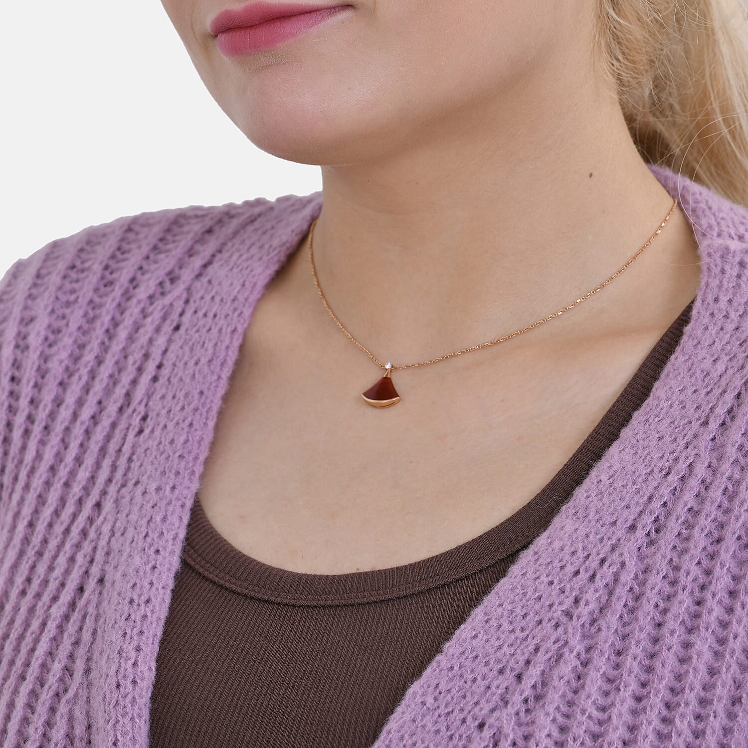  TAMSY Open Front Full Sleeve Knitted Cardigan