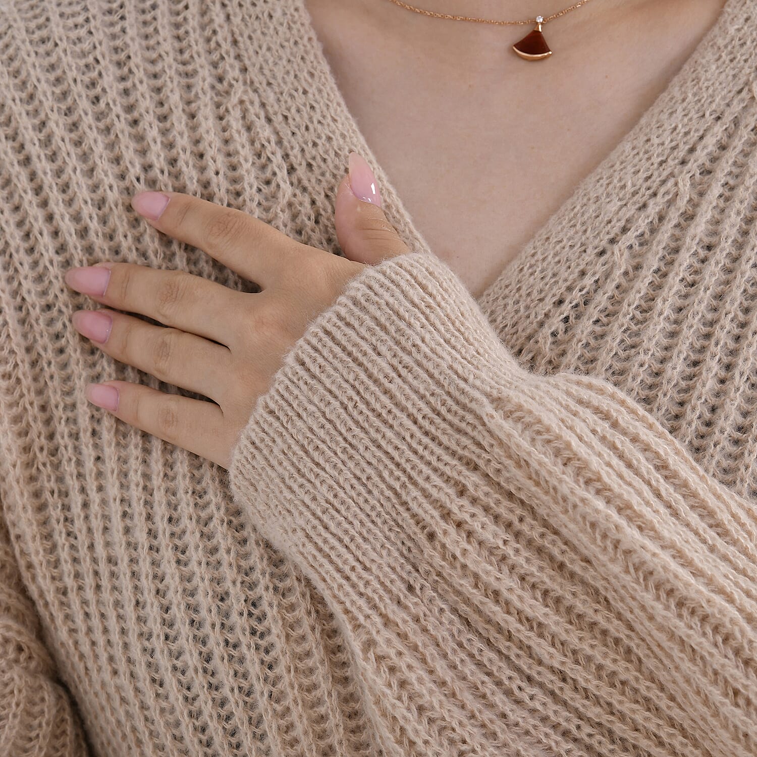 Tamsy Soft Cardigan - Beige (Size 8 to 20) Tamsy Soft Cardigan - Beige (Size 8 to 20)