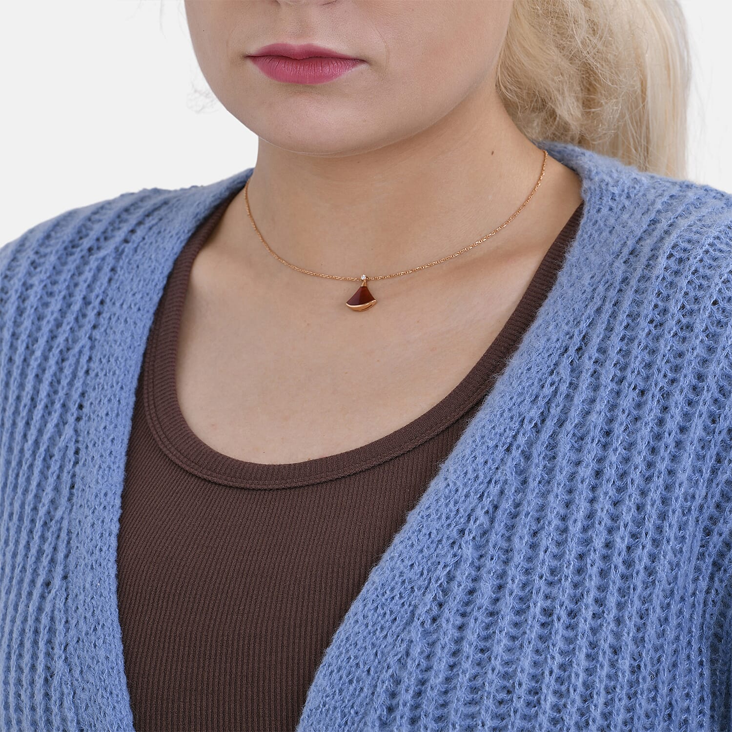 THE BIG SALE PRICE - - Maisi Ribbed Lightweight Cardigan (One Size 8 TO 22) - Blue