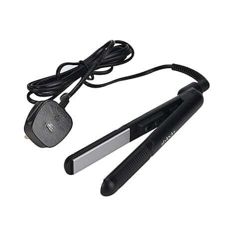 Stylocks 2-in-1 Mini Hair Straightener (100-240V, 360 Swivel Power Cord ) - Black