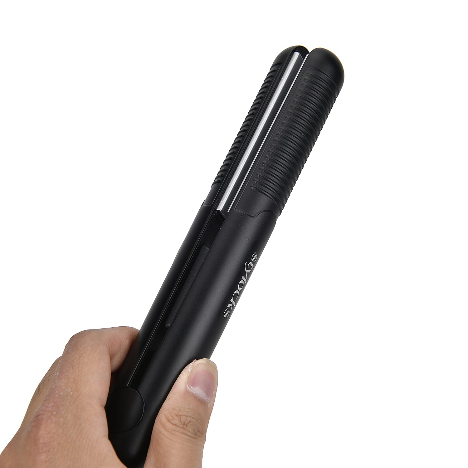 Stylocks 2-in-1 Mini Hair Straightener (100-240V, 360 Swivel Power Cord ) - Black