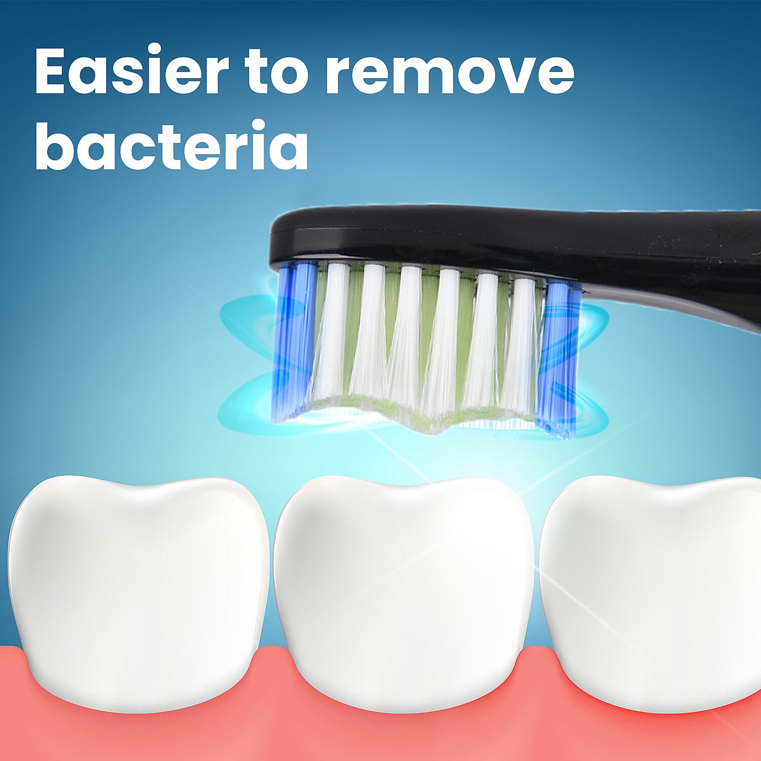 Bitvae Sonic Toothbrush with 8 Replacement Heads and Travel Case