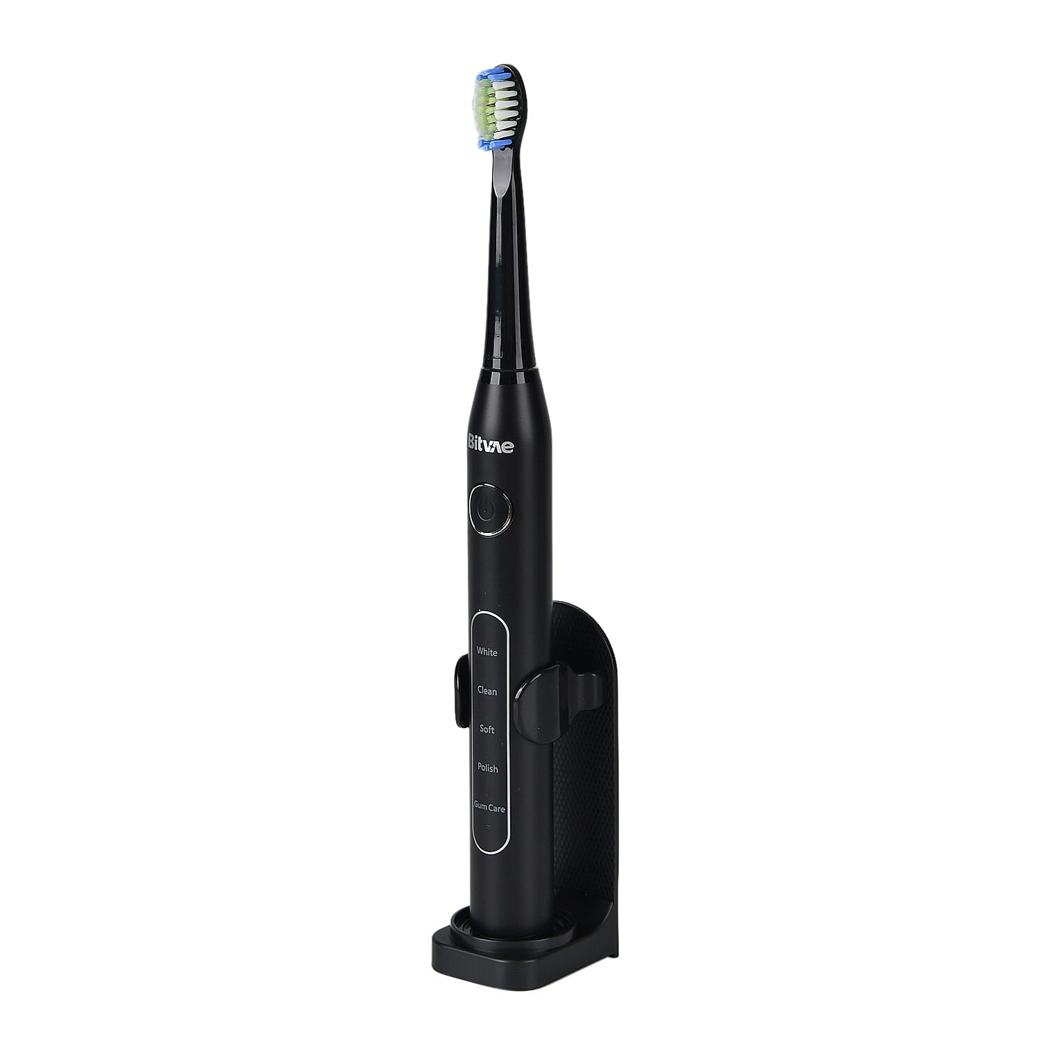 Bitvae Sonic Toothbrush With 8 Replacement Heads & Travel Case, 40,000 Strokes per min, 5 Brushing Modes & Smart Timer - Black