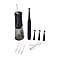 Bitvae Set of 2 - Oral Care Electric Toothbrush with 3 Heads & Water Flosser - Black