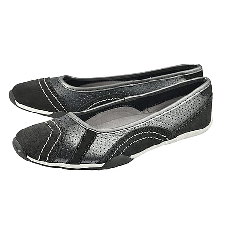 Down to Earth Ladies Shoe (Size 3) - Pewter