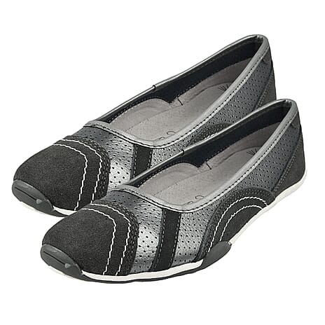 Down to Earth Ladies Shoe (Size 3) - Pewter