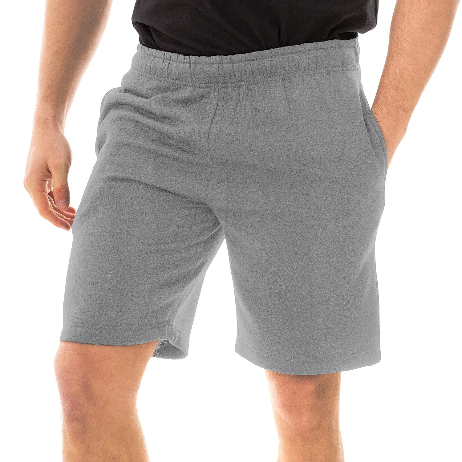 Urban Gang Sports Mens Jogger Shorts - Black