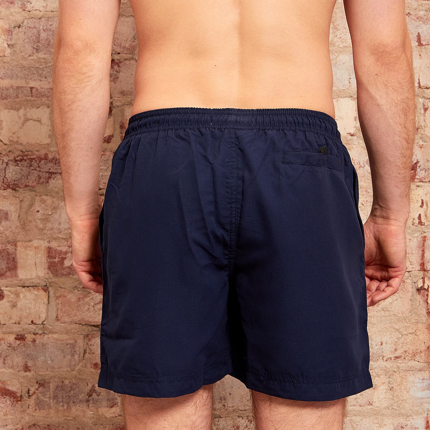  Mens Basic Swim Shorts - Navy
