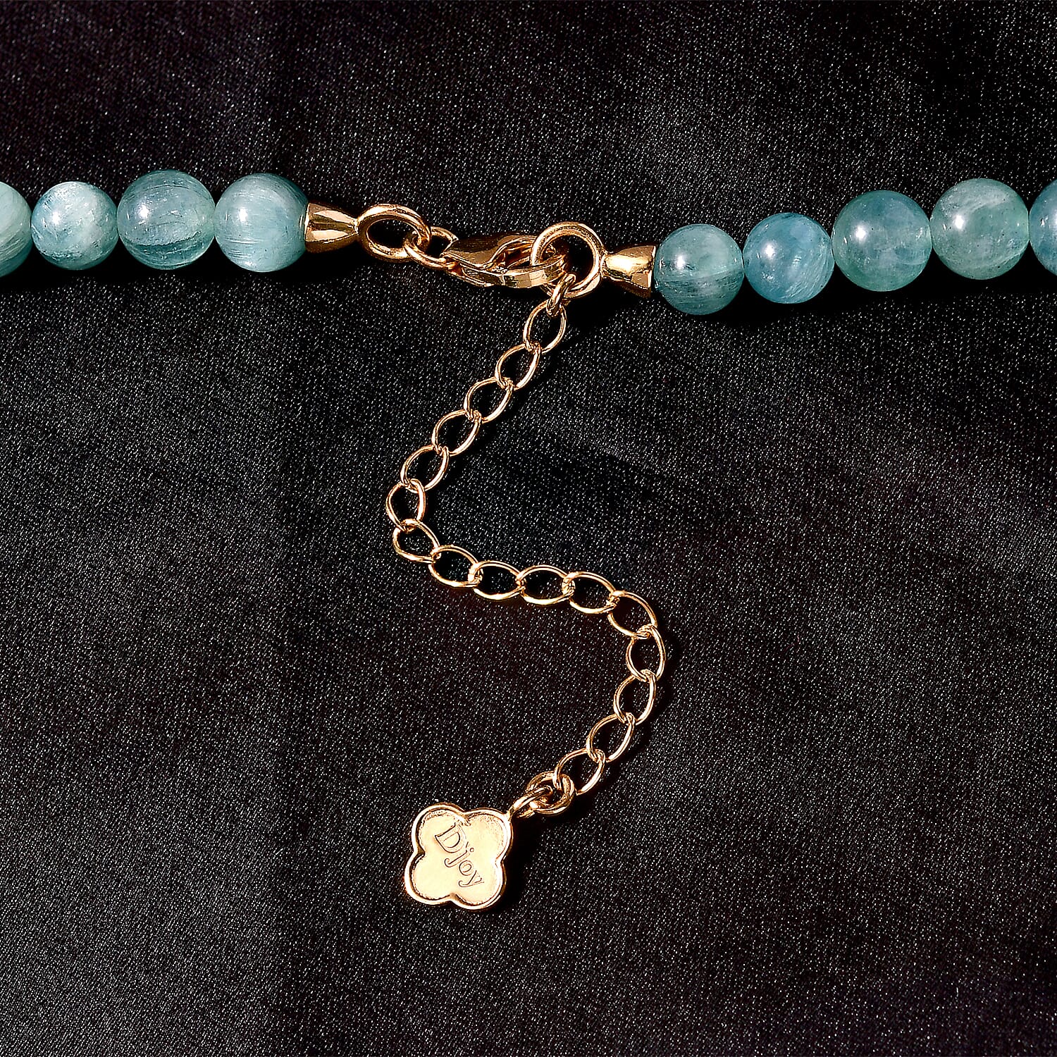 Tony Diniz Collection - Green Kyanite Beads Necklace (Size - 18) in 18K Vermeil YG Plated Sterling Silver 315.00 Ct