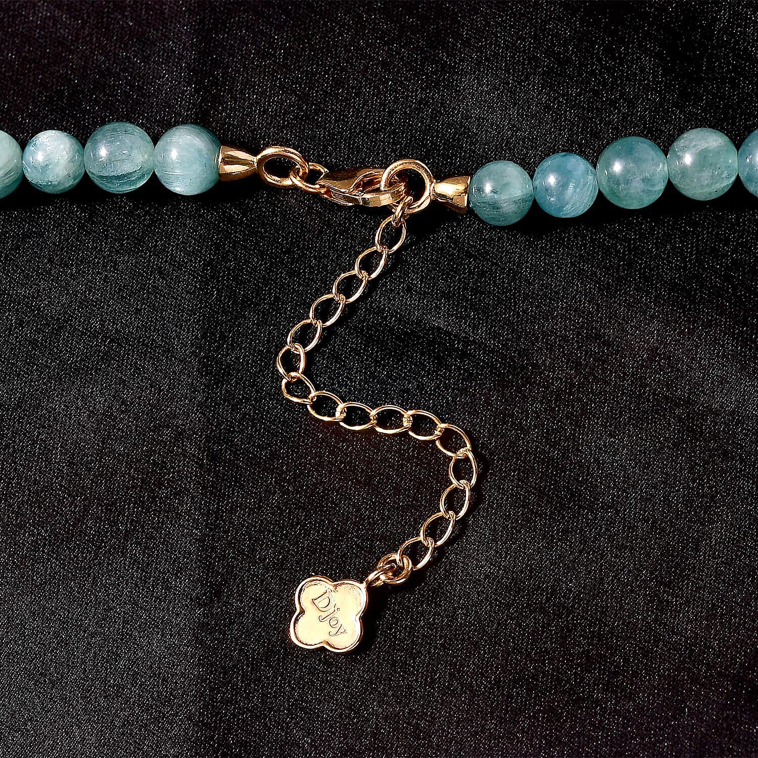 Tony Diniz Collection - Green Kyanite Beads Necklace (Size - 18) in 18K Vermeil YG Plated Sterling Silver 315.00 Ct