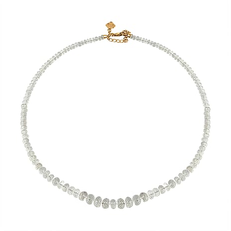 SUPER RARE FIND - Natural Colour Change Hyalite Opal Necklace (Size - 18) in 18K Gold Vermeil Sterling Silver 100.000  Ct.