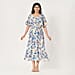 Tamsy Printed Midi Dress