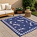 Dragonfly Woven Outdoor Rug Silver/Grey (Size 120x170)