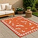 Dragonfly Woven Outdoor Rug Silver/Grey (Size 120x170)