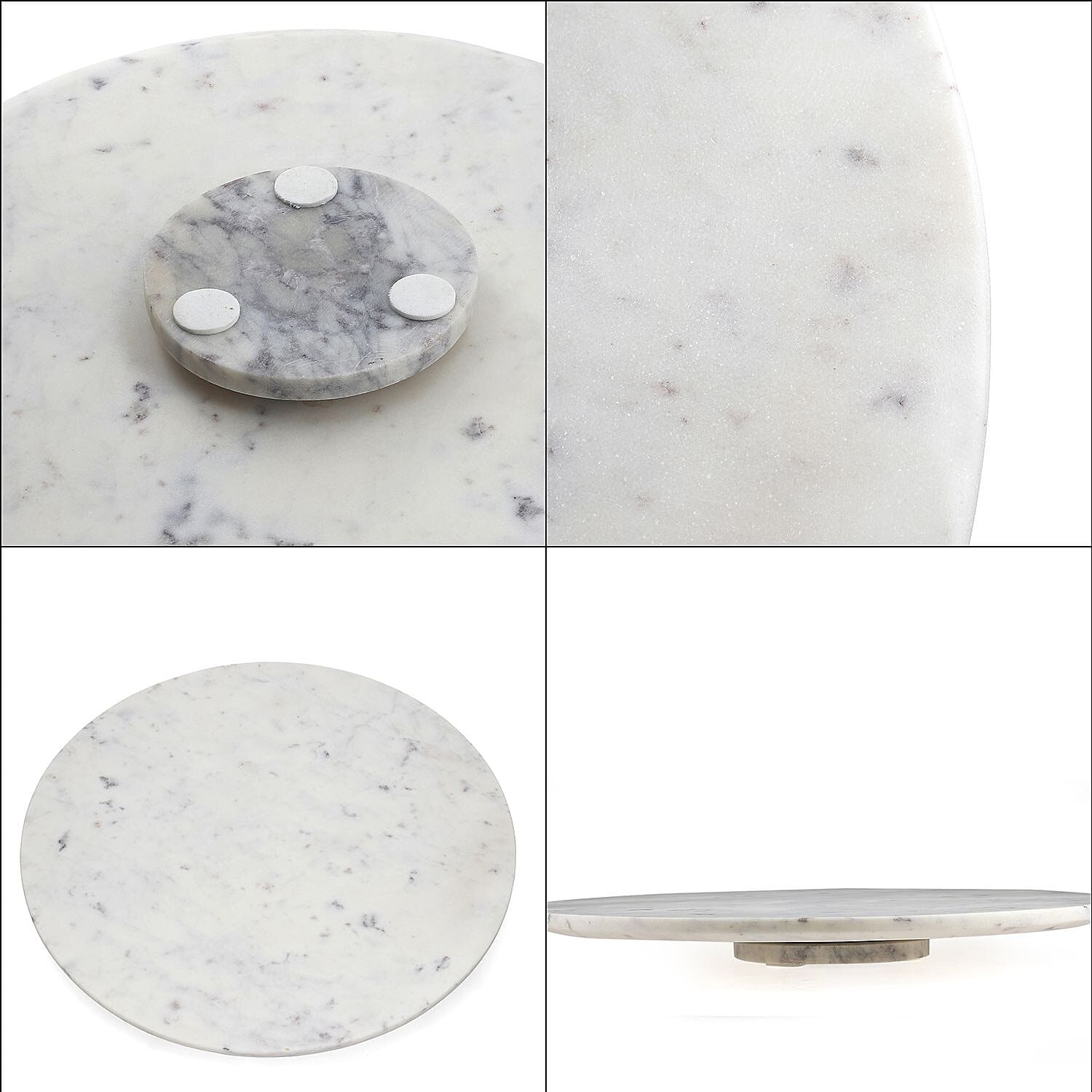 Nakkashi Coaster (Size 38x38x38 cm) - White & Black