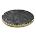 Nakkashi Round Marble Trivet with Gold Trim