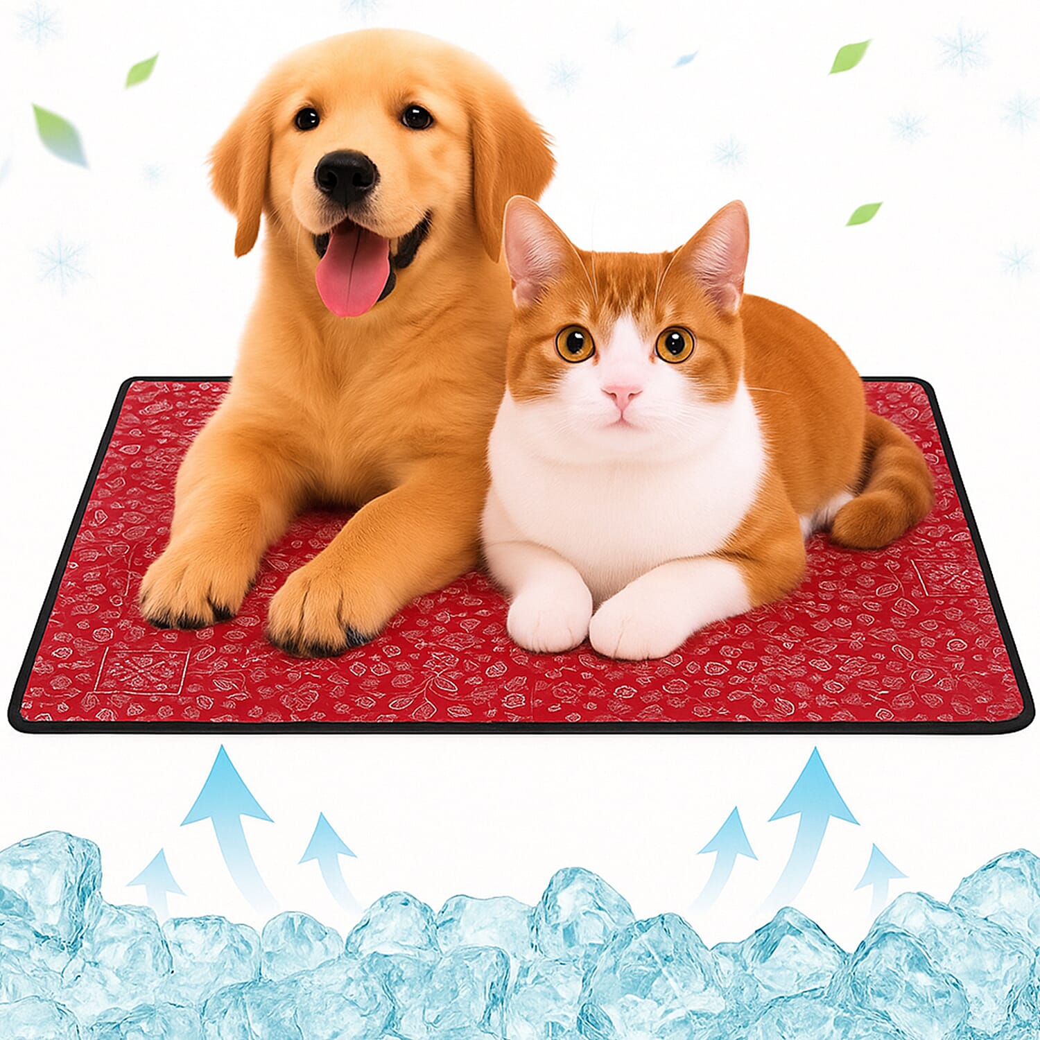 Aqua Coolkeeper Cooling Mat (Size M) - Red