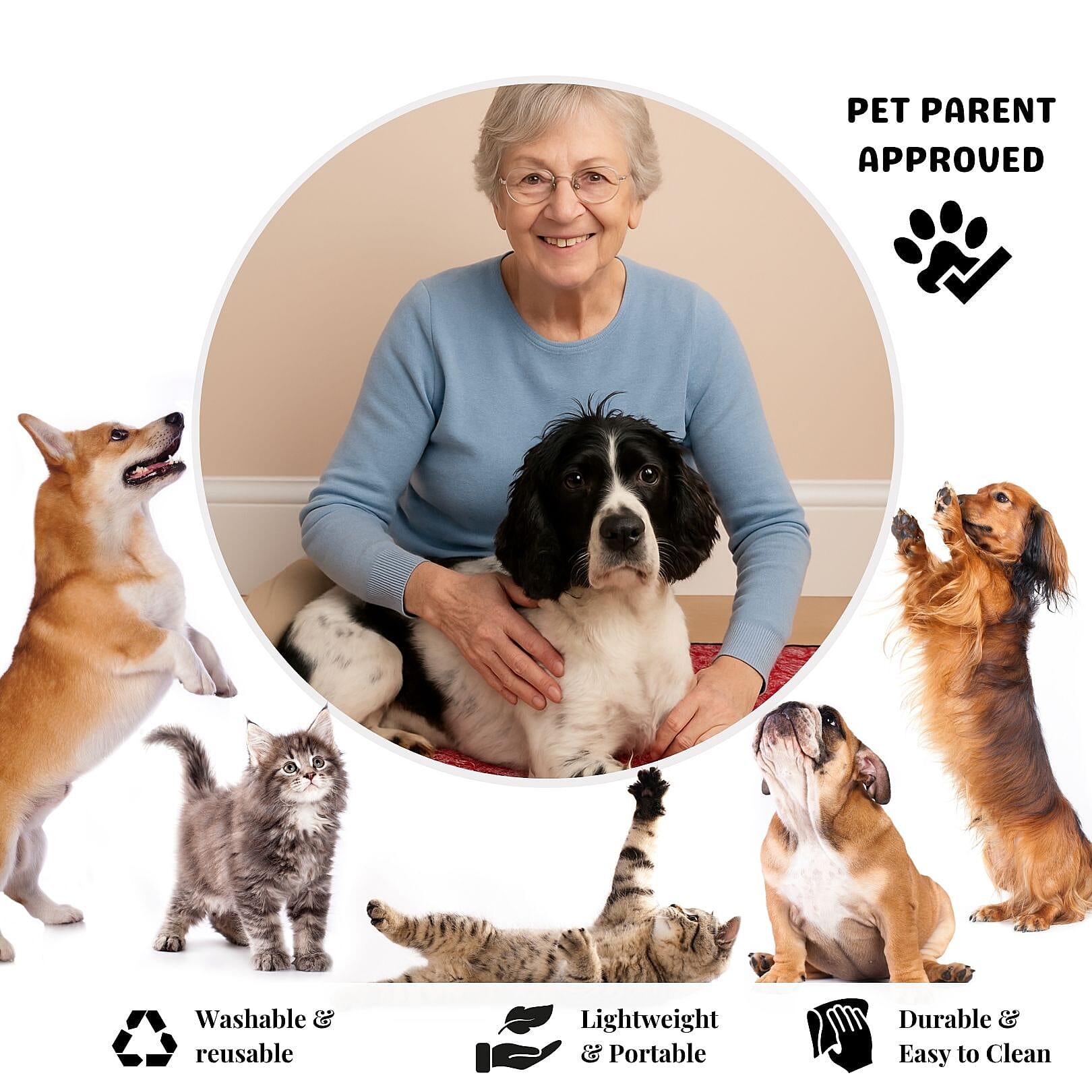 Aqua Coolkeeper Cooling Mat (Size M) - Red