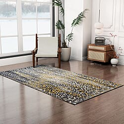 Jacquard Woven Rug with Backing