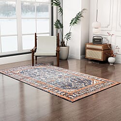 Jacquard Woven Rug with Backing