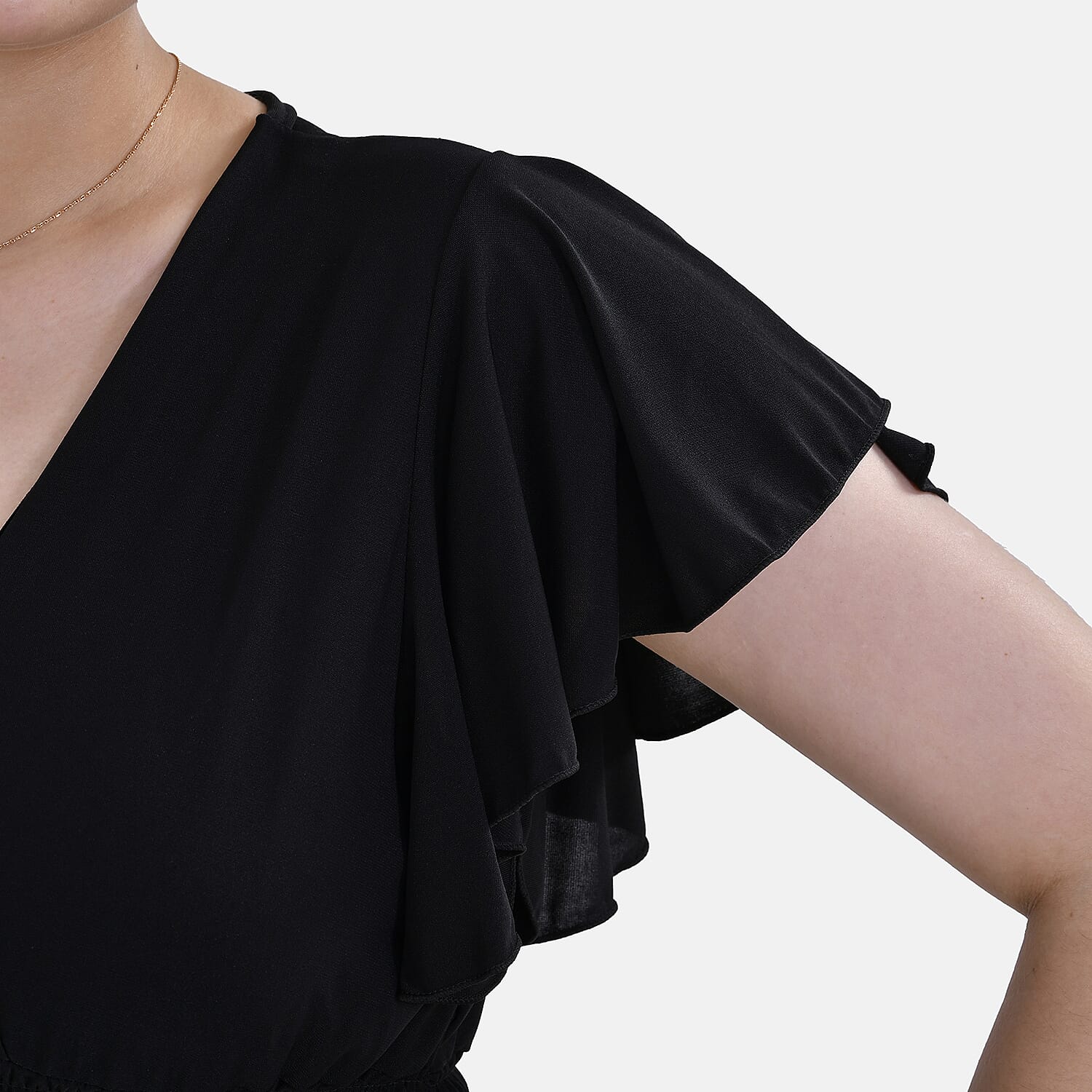  La Marey Smocked Waist Stretch Jersey Jumpsuit