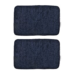 Set of 2 Microbath Mat With TPR Back