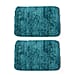 Set of 2 Microbath Mat With TPR Back