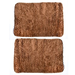 Set of 2 Microbath Mat With TPR Back