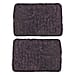 Set of 2 Microbath Mat With TPR Back