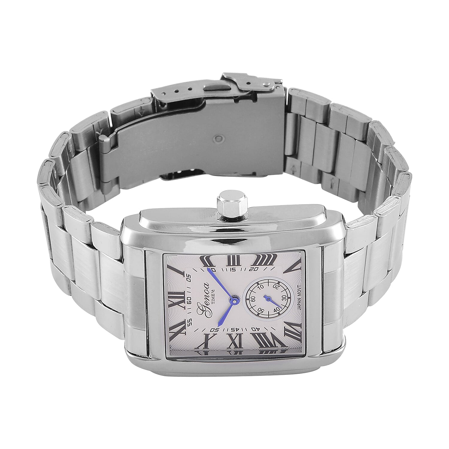 Genoa Time Limited Edition Watch, 3 ATM Water Resistant, With Butterfly Buckle Clasp, Presented in a Gift Box - White Genoa Time Limited Edition Watch, 3 ATM Water Resistant, With Butterfly Buckle Clasp, Presented in a Gift Box - White