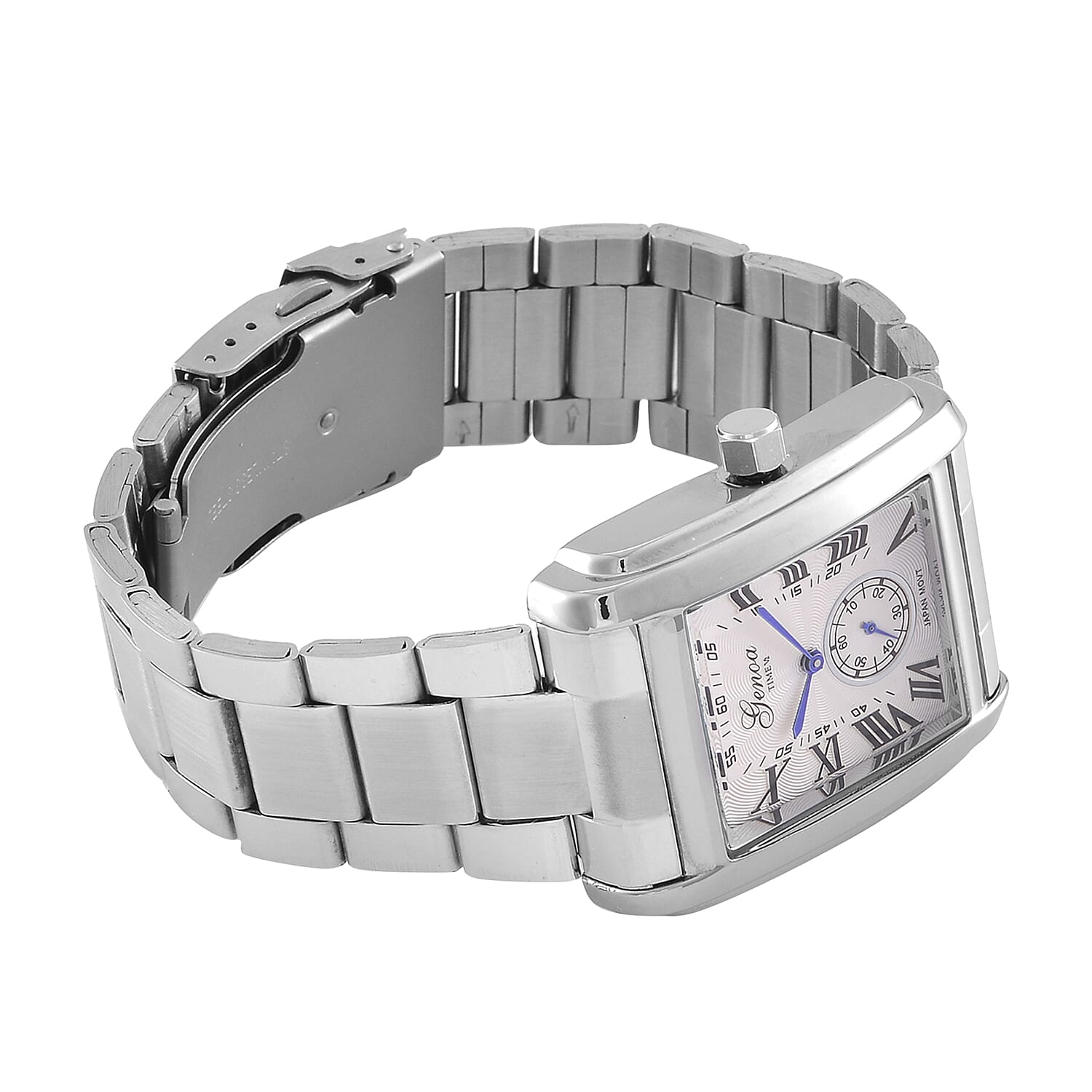 Genoa Time Limited Edition Watch, 3 ATM Water Resistant, With Butterfly Buckle Clasp, Presented in a Gift Box - White Genoa Time Limited Edition Watch, 3 ATM Water Resistant, With Butterfly Buckle Clasp, Presented in a Gift Box - White