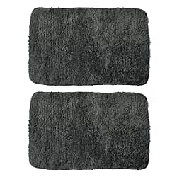 Set of 2 Microbath Mat With TPR Back