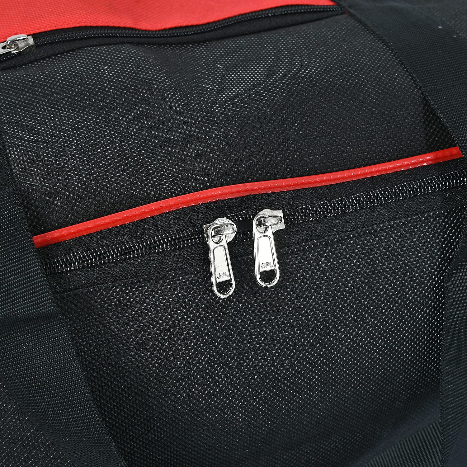 Set of 5 Non-Woven Fabric Storage Bag With Front Pocket - Black