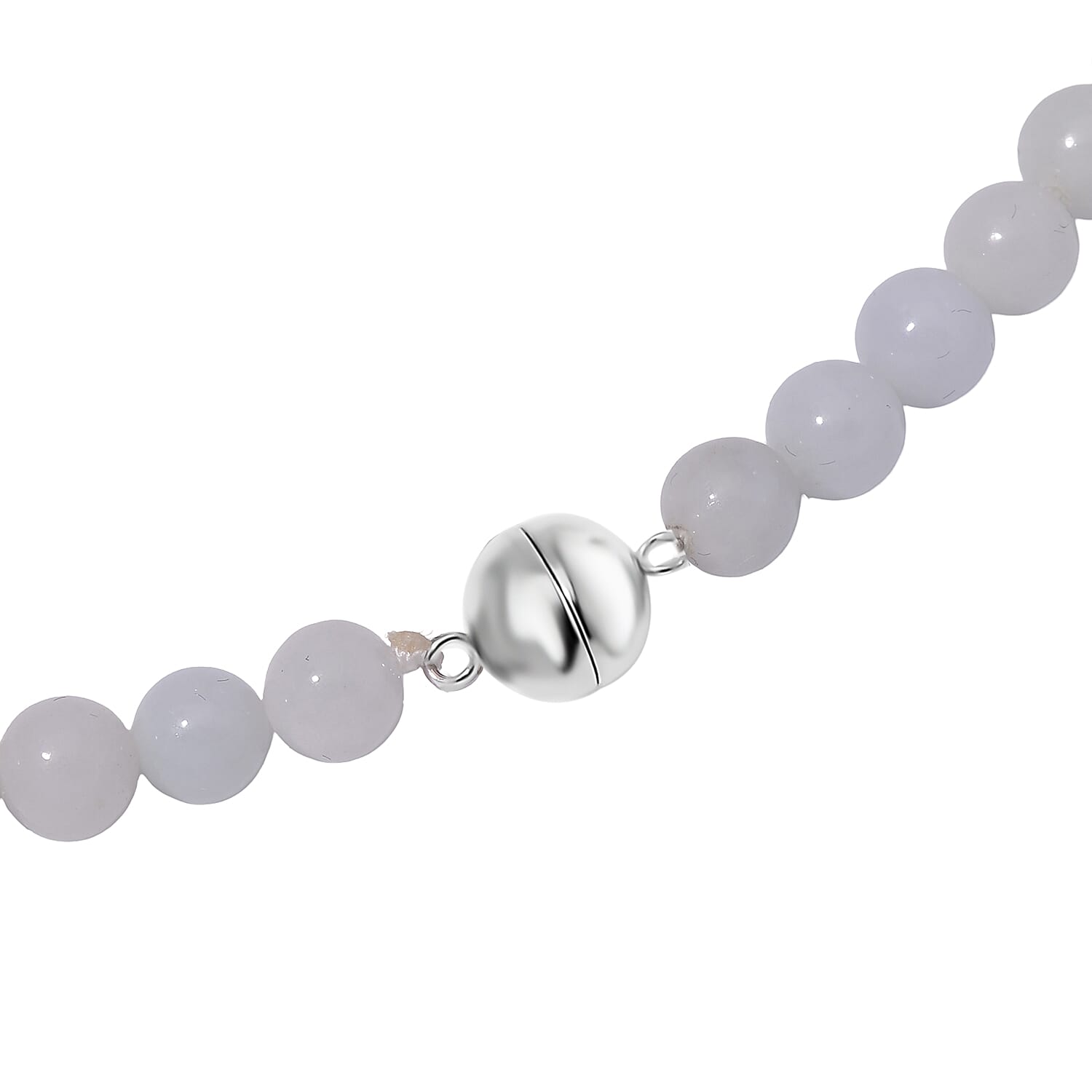 Exclusive Edition - Natural Hand Carved Jadeite Jade Dragon Necklace (Size - 20) with Platinum Overlay Sterling Silver 350.00 Ct