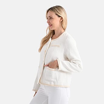 https://tjcuk.sirv.com/Products/78/0/7800647/La-Marey-Tweed-Long-Sleeve-Buttoned-Blazer-Size-16-To-18-White_7800647_3.jpg?w=342&h=342