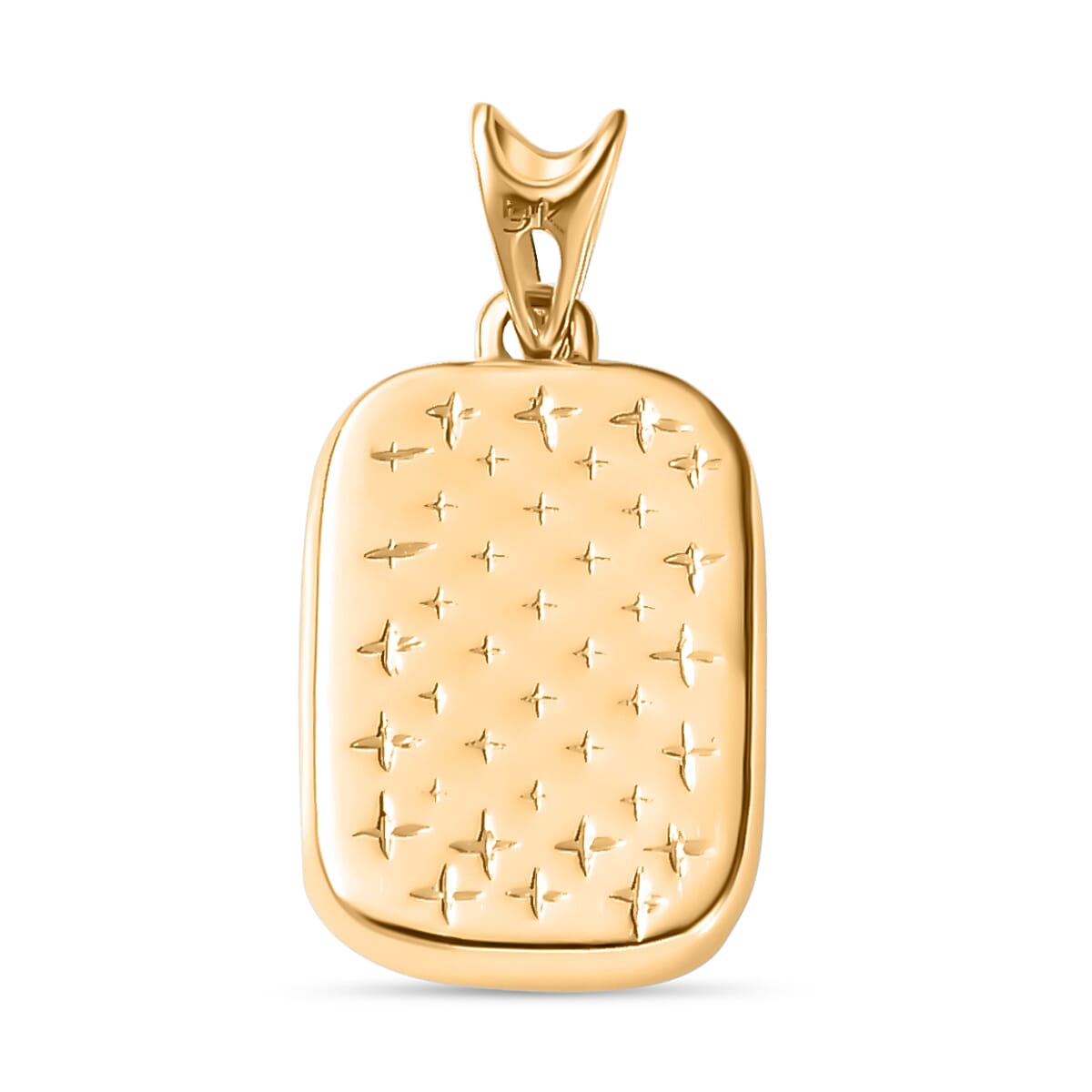 JCK Vegas Close Out Deal- 9K Yellow Gold  Diamond Bar Pendant