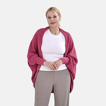 https://tjcuk.sirv.com/Products/78/0/7800777/Tamsy-Acrylic-Solid-Cardigan-Size-76x1-cm-Pink-Green_7800777.jpg?w=342&h=342