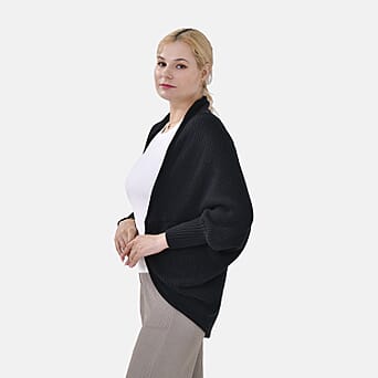 https://tjcuk.sirv.com/Products/78/0/7800785/Tamsy-Acrylic-Solid-Cardigan-Size-76x1-cm-Black-Green_7800785_2.jpg?w=342&h=342