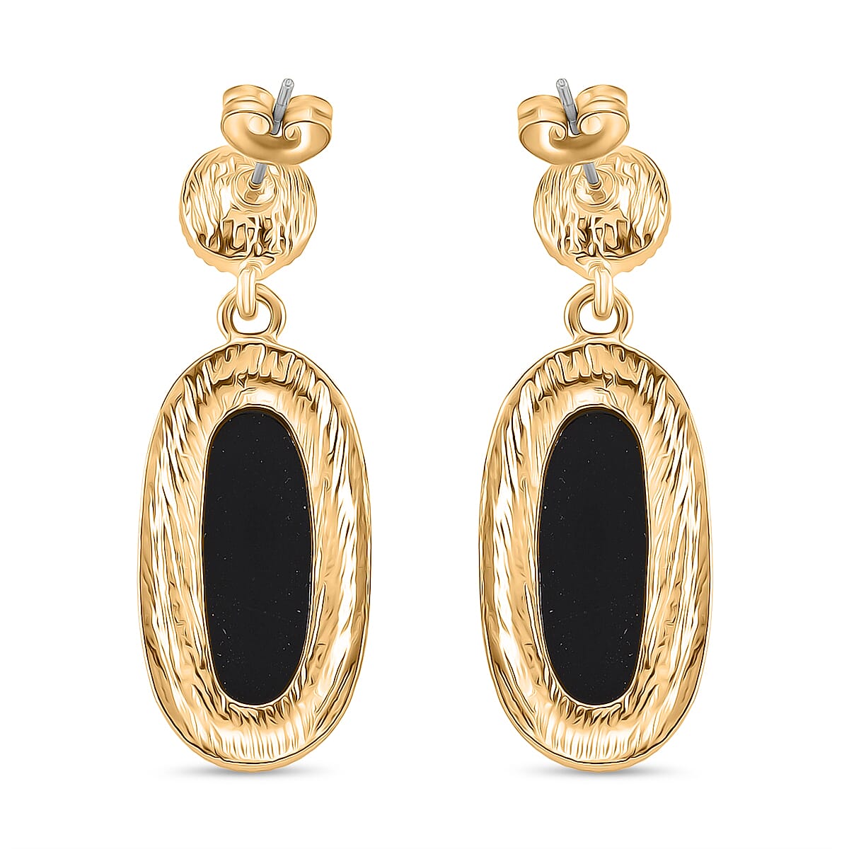 Abalone Shell and White Fresh Water Pearl Earring with Push Back