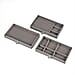 Patterned Jewellery Organiser (Size 23x13x10 cm) - Gray & Gray