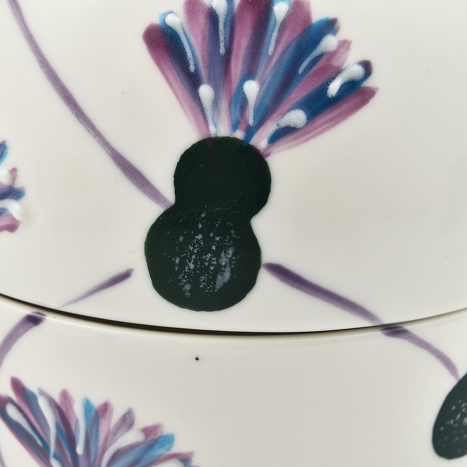 Lesser and Pavey - Thistle Tea for One-Cup 250ml, Teaport 450ml - White