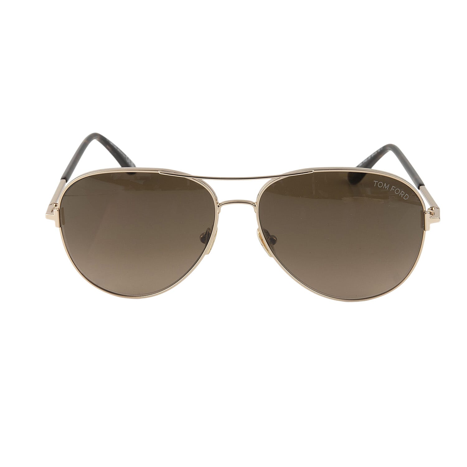 One Time Designer Closeout - Tom Ford Unisex Aviator Sunglasses with Grey Lenses - Aviator