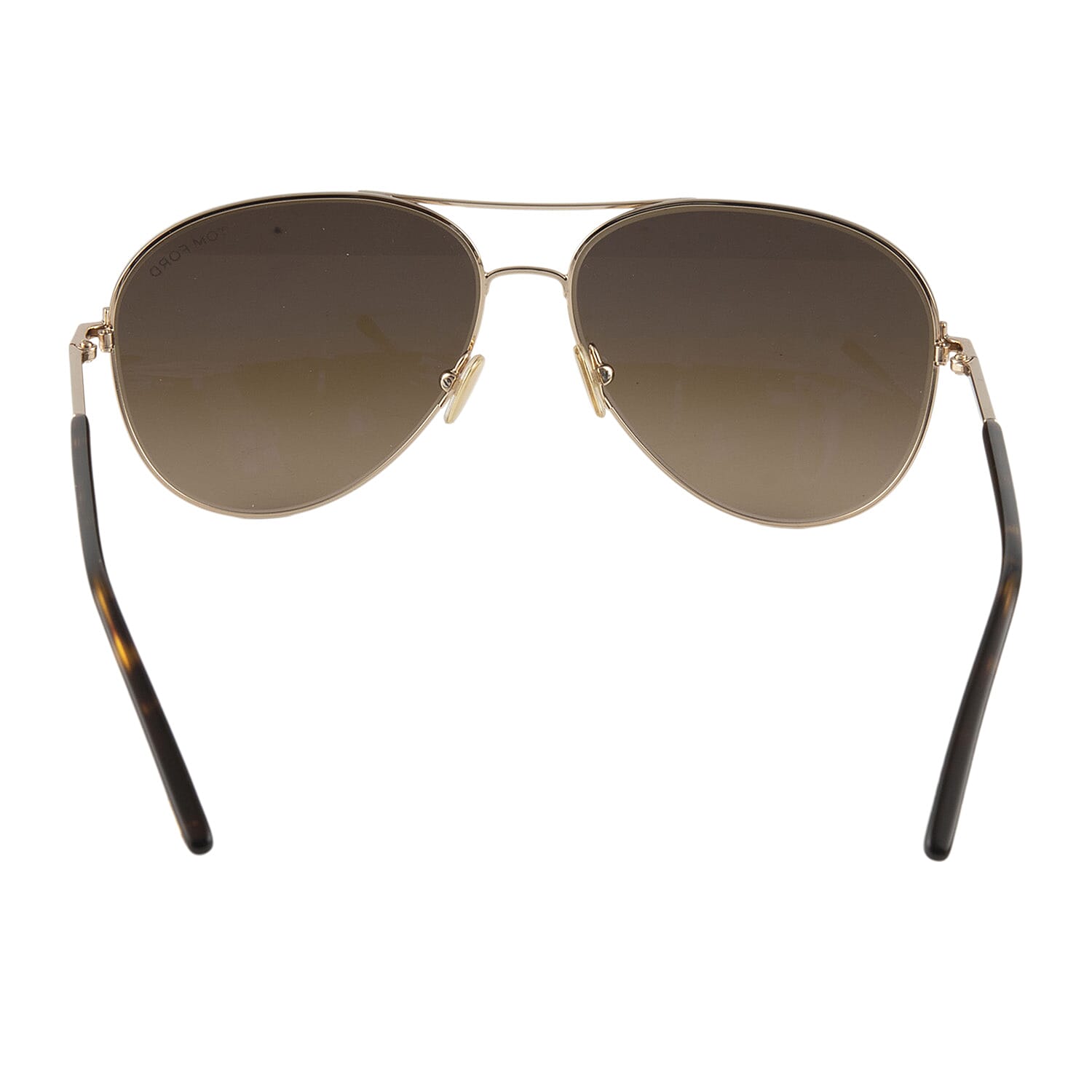 One Time Designer Closeout - Tom Ford Unisex Aviator Sunglasses with Grey Lenses - Aviator